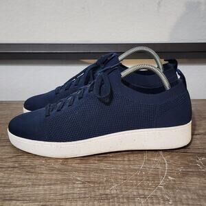 FitFlop Rally Multi Knit Women's Casual Comfort Shoes Sneakers Size 8.5 Blue
